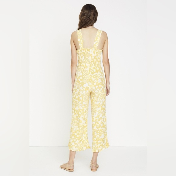 Faithful the Brand Kasbah Jumpsuit Yellow Hestia Floral size Medium - Picture 3 of 10